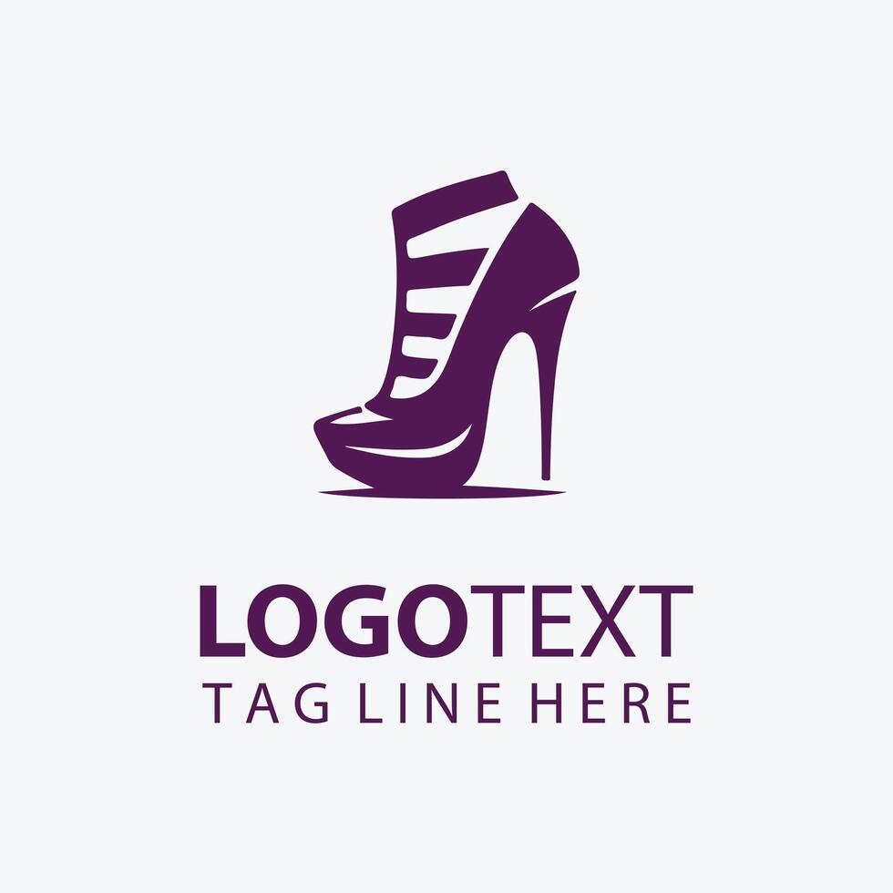 Velvet Stride Heels Logo vector