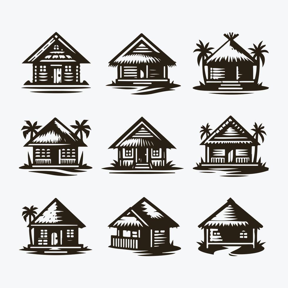 Hut Cove Logo vector