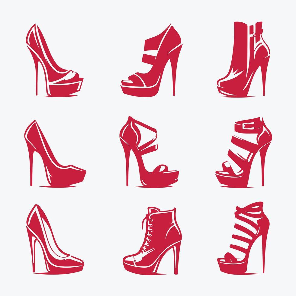 Luxe Heels Logo vector