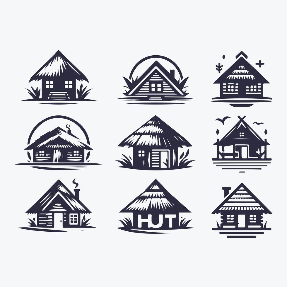 Hut And Hideaway Logo vector