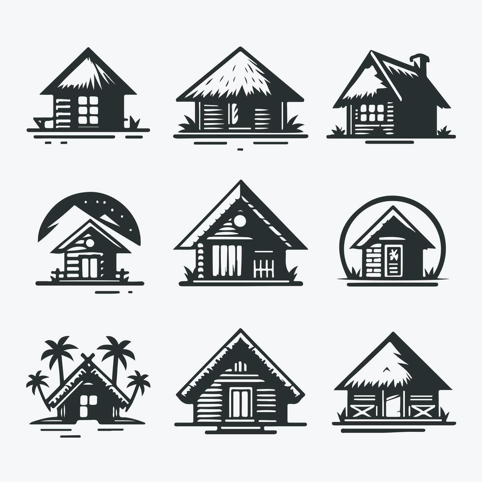 Hut And Hideaway Logo vector