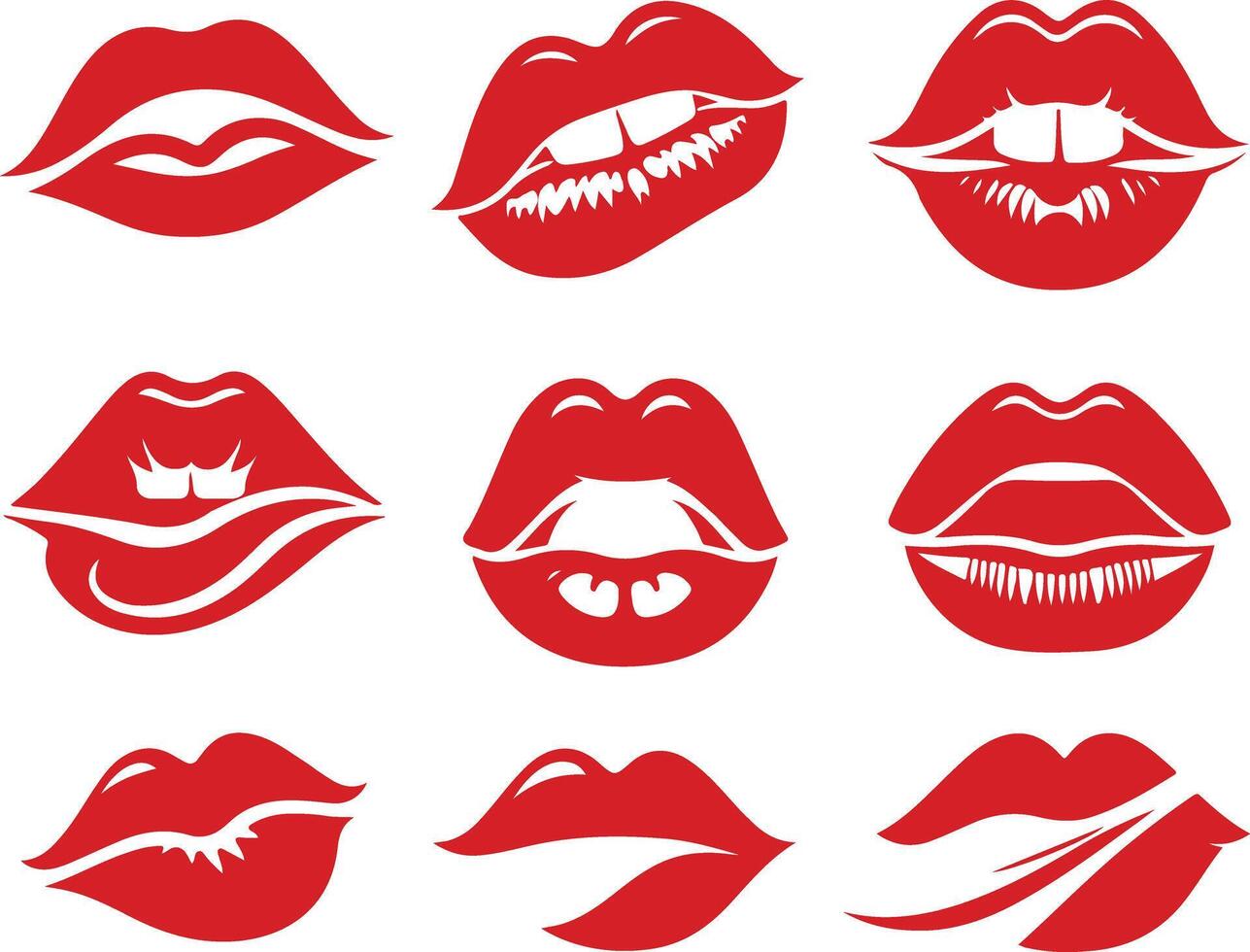 Lush Lips logo vector