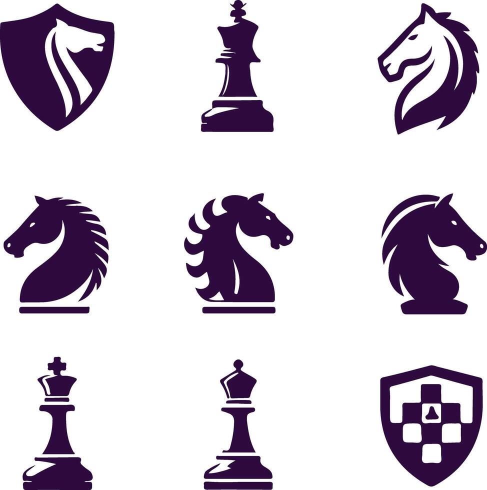 The Strategic Move chess logo vector