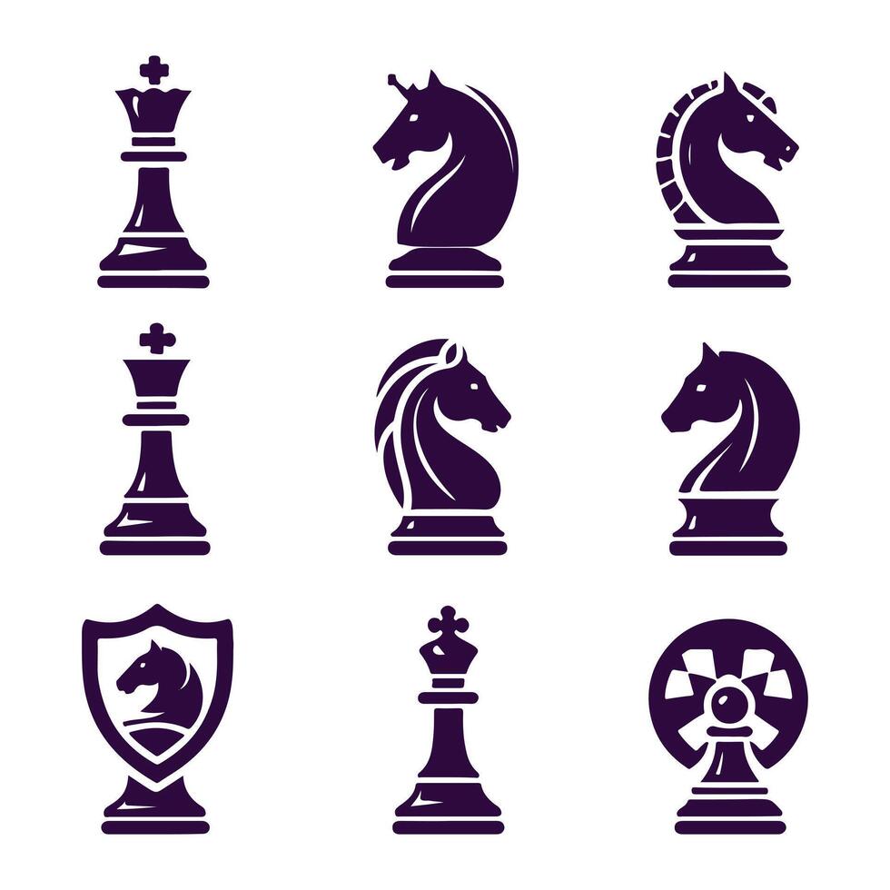 The Strategic Move chess logo vector