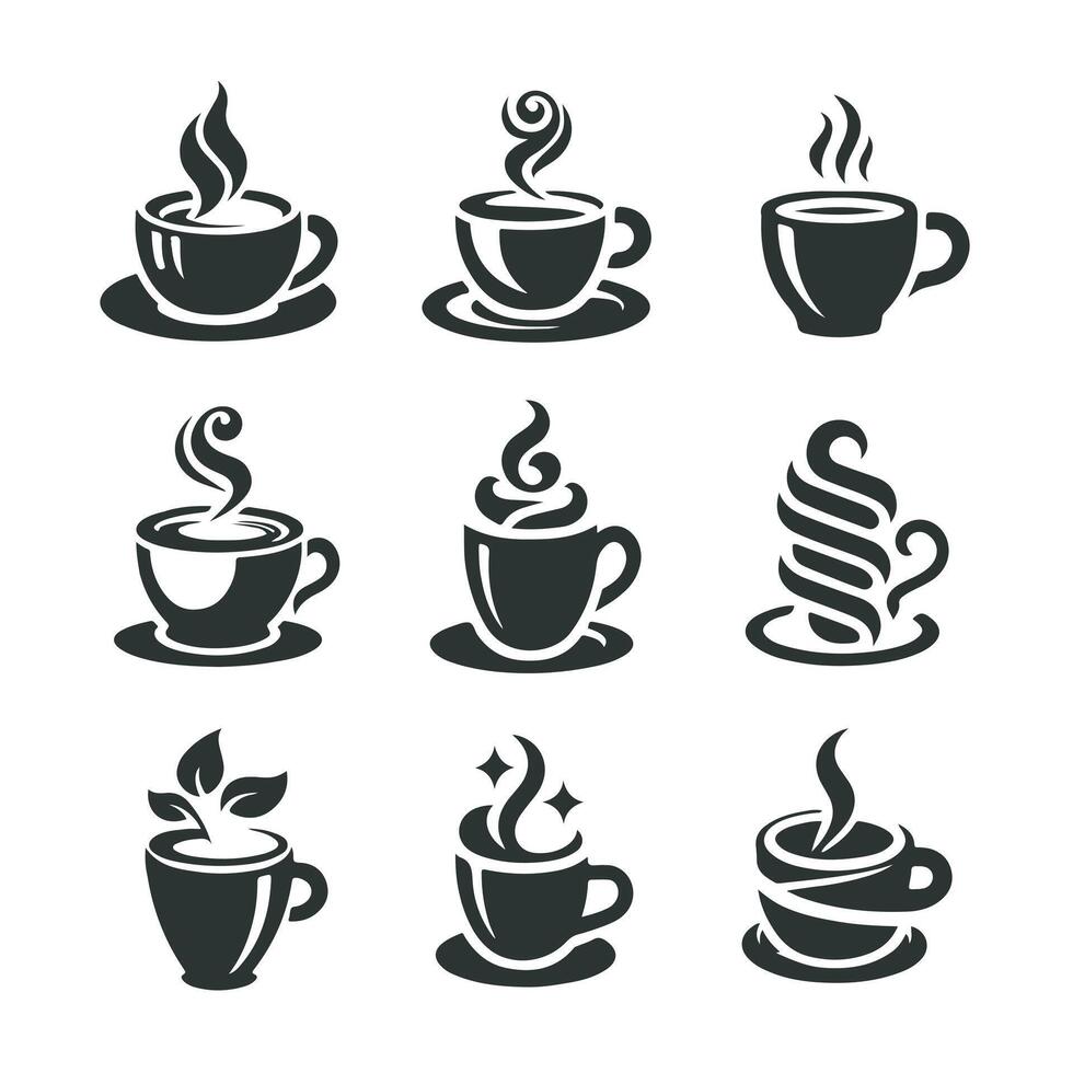 Roasted Reverie coffe logo vector