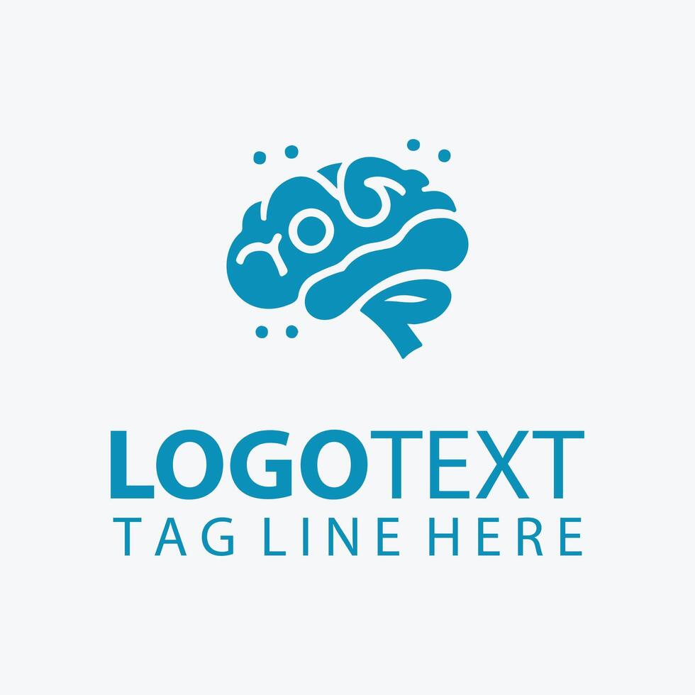 Mind CraftX brain logo vector
