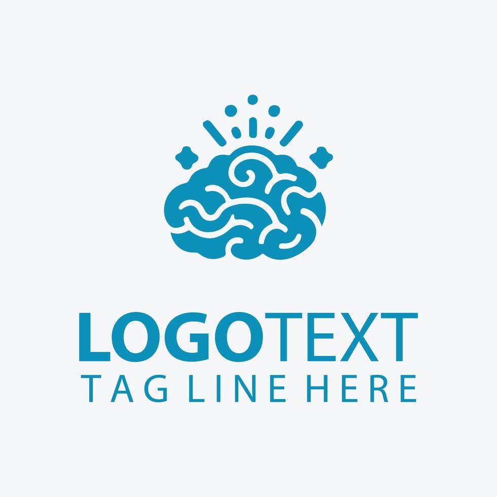 Cerebral Matrix brain logo vector