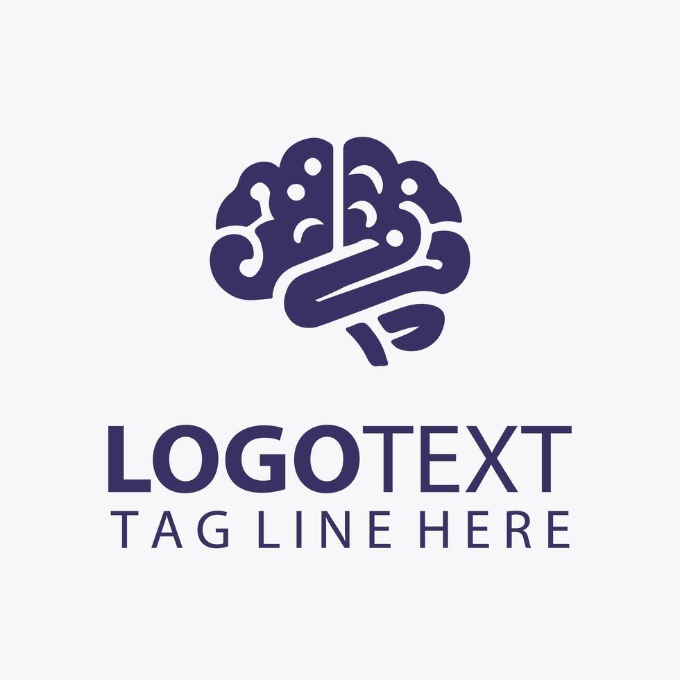 Neura Vibe brain logo vector