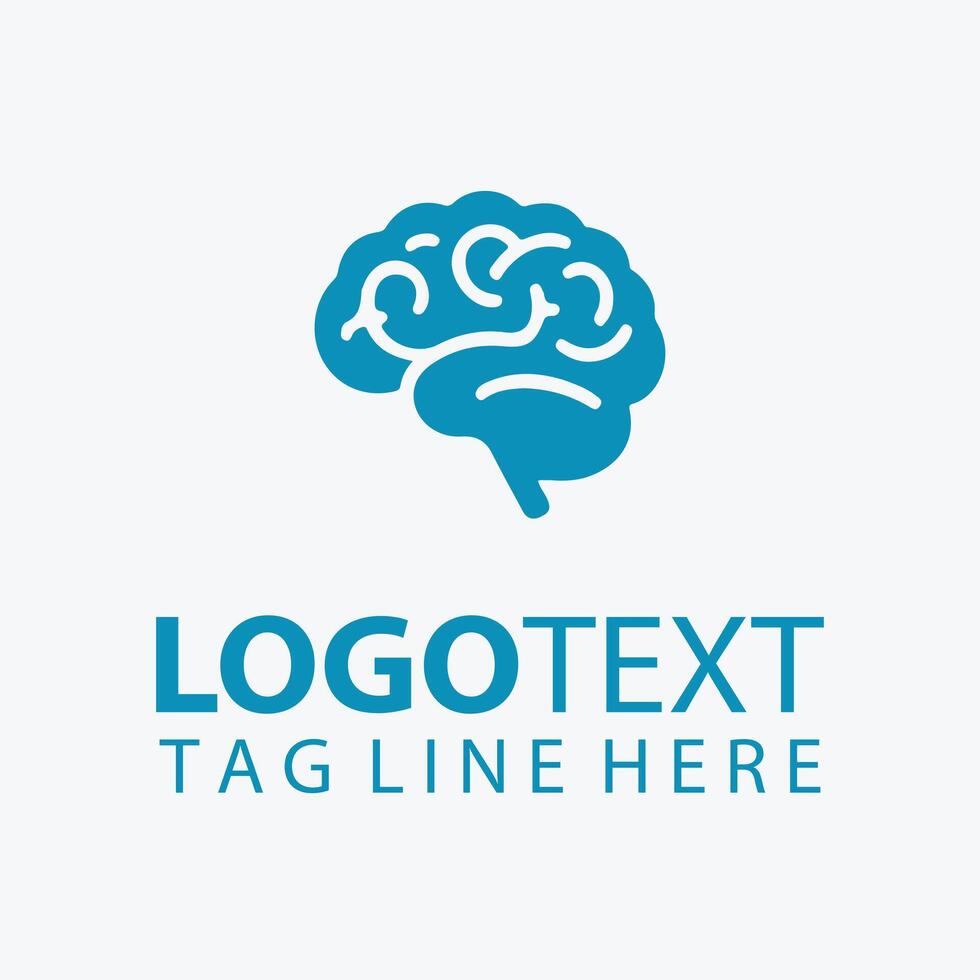 Mind Vista brain logo vector