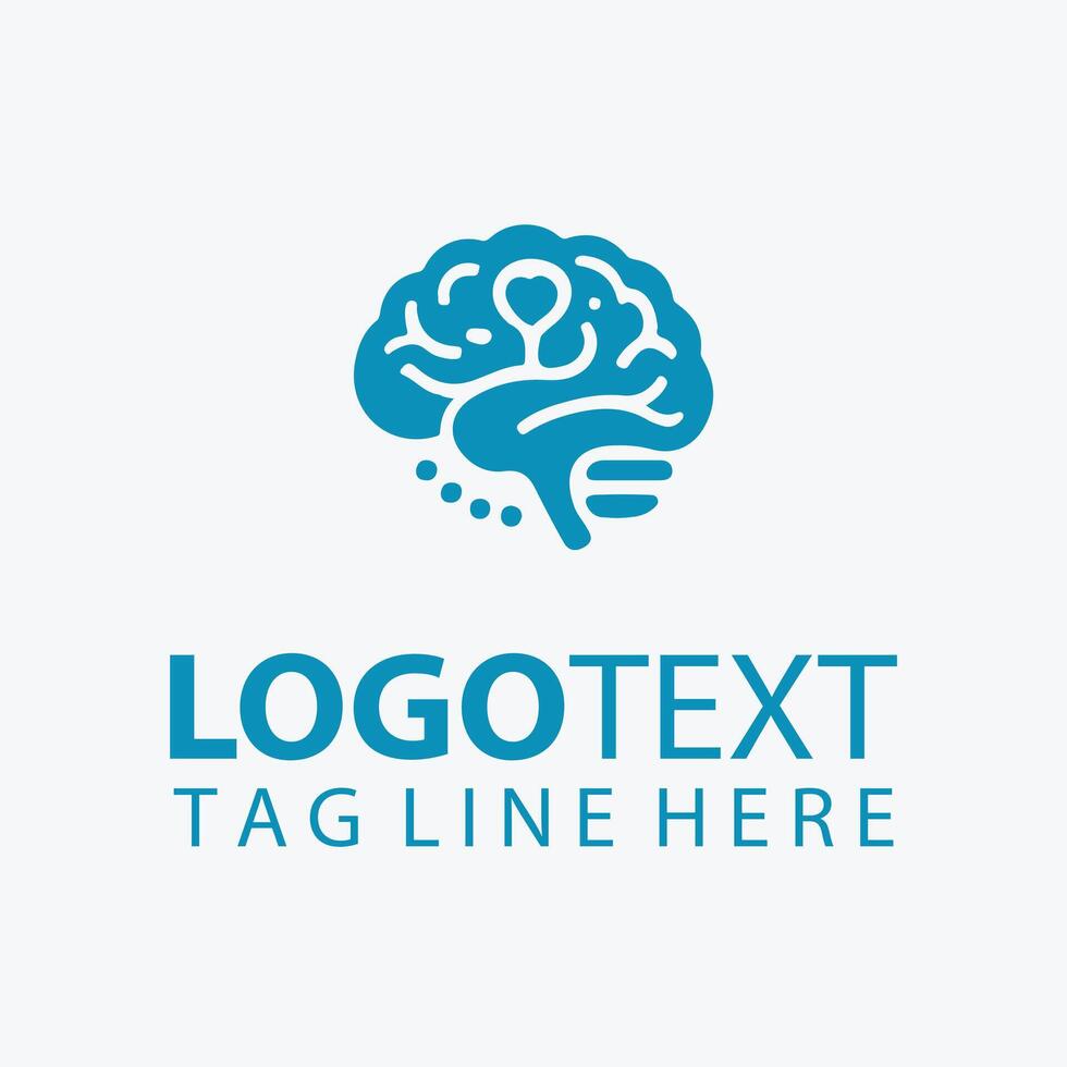 Brain WaveLabs brain logo vector