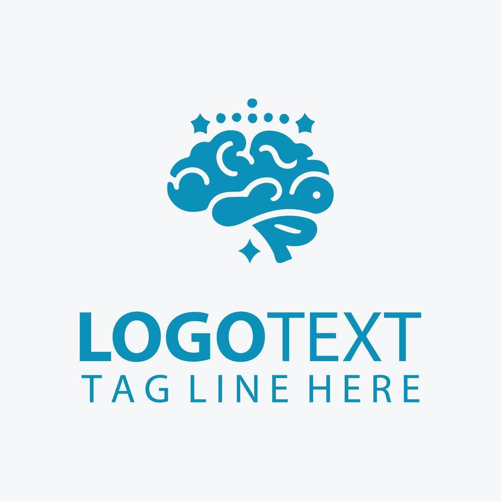 Mind Craft Brain logo vector