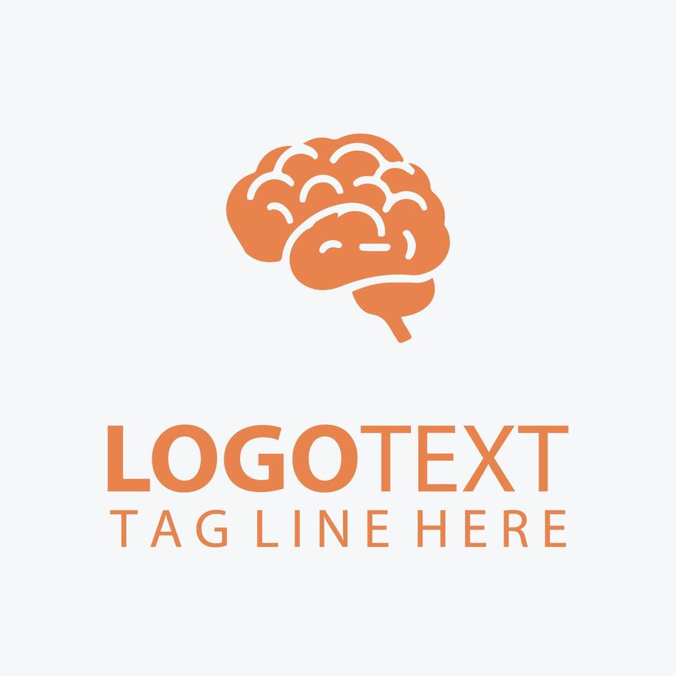 Neural FlowX Brain logo vector