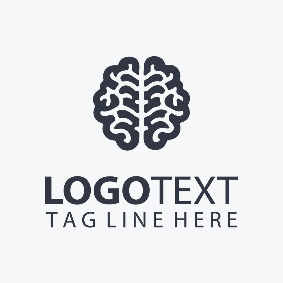 Mind Flux Brain logo vector