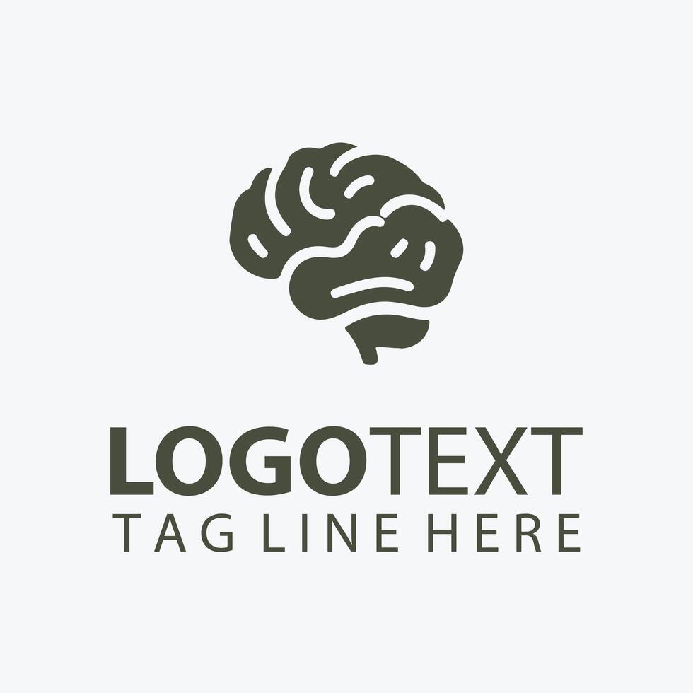 Neural Spark Brain logo vector