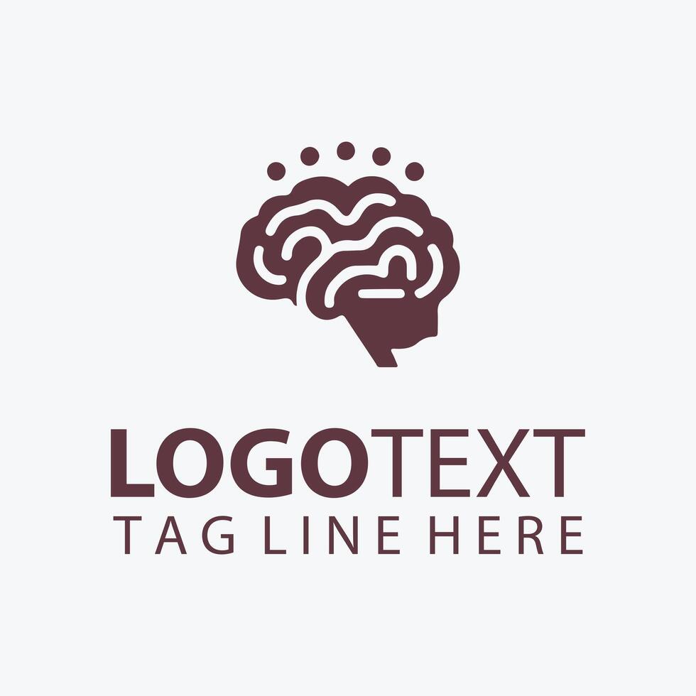 Mind Crafters Brain logo vector