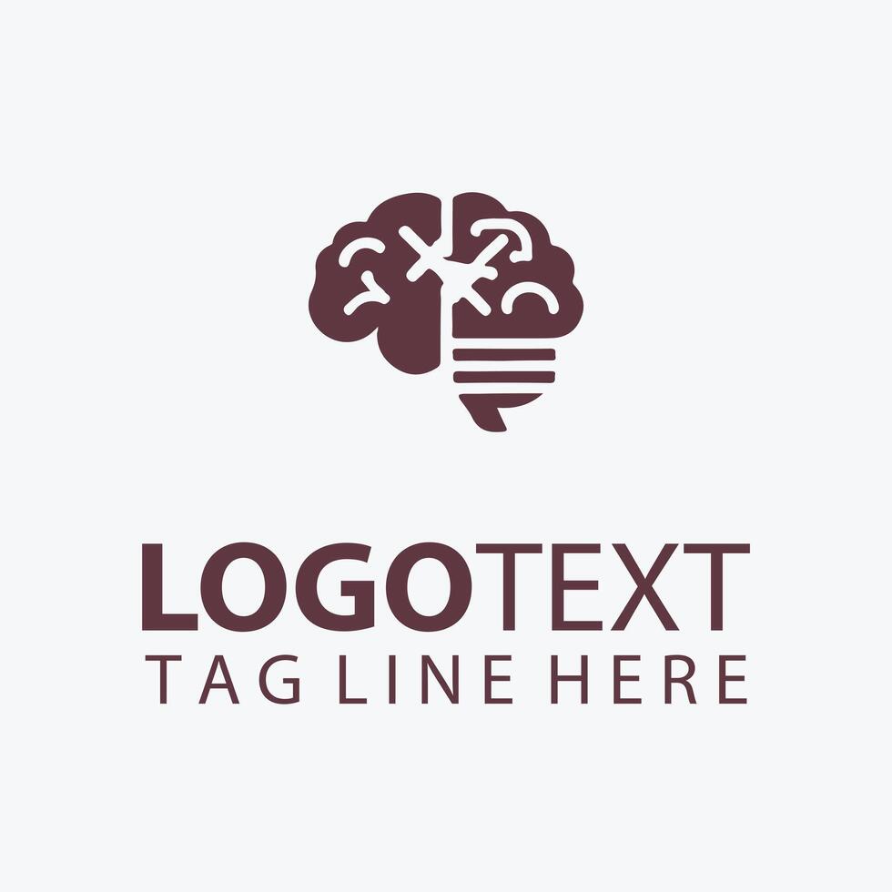 Cerebro Tech Brain logo vector