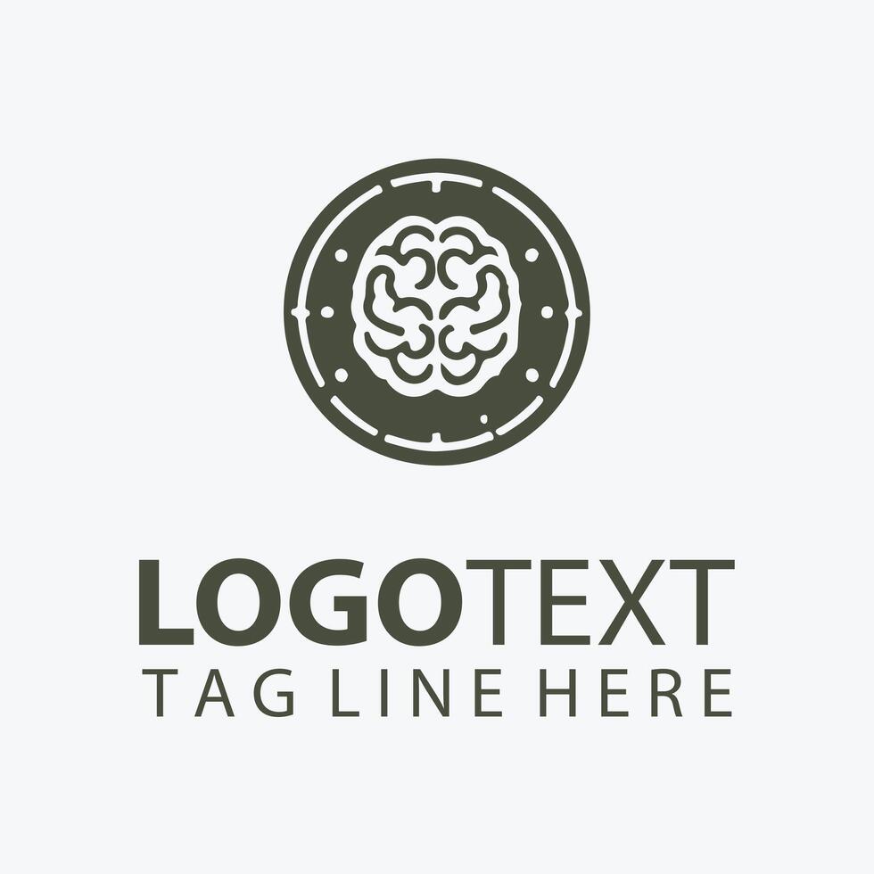 Synaptic Synergy Brain logo vector