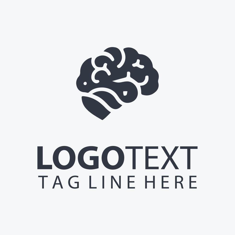 Cortex Vision Brain logo vector