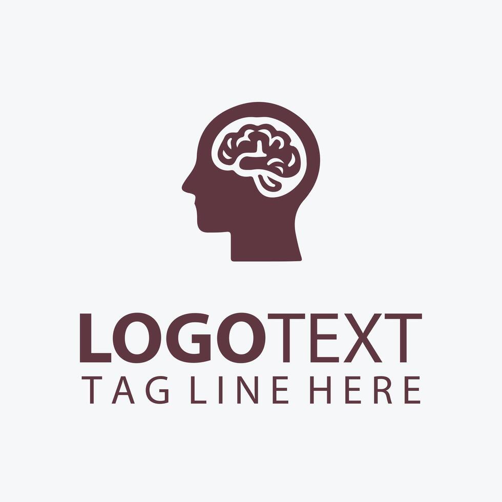 Mind Scope Brain logo vector