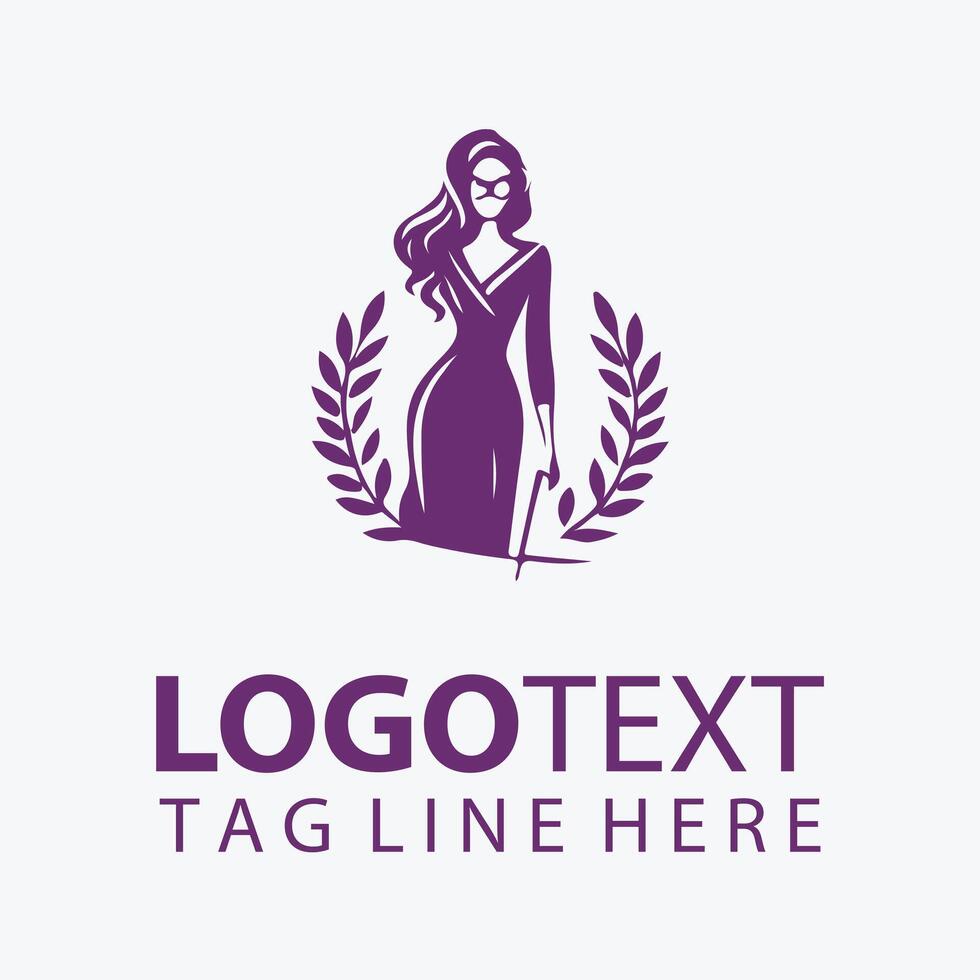 Aura Femme fashion lady logo vector