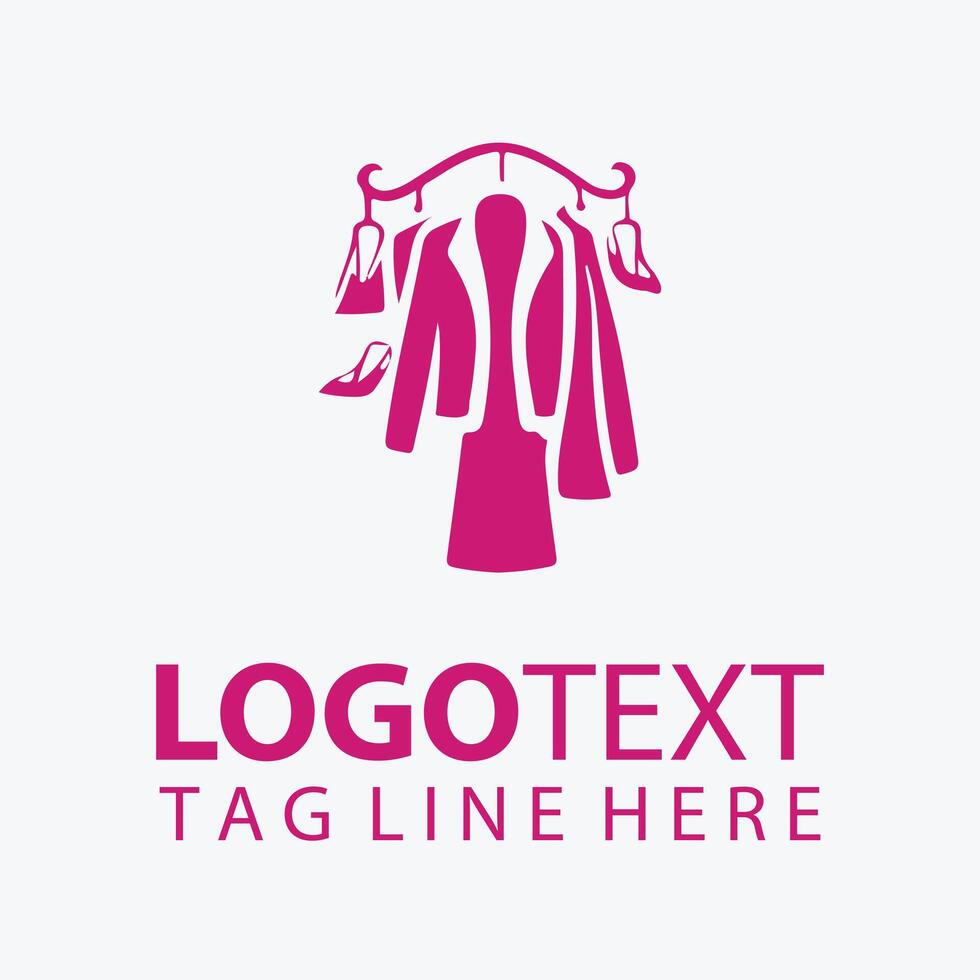 Velvet Luxe fashion lady logo vector