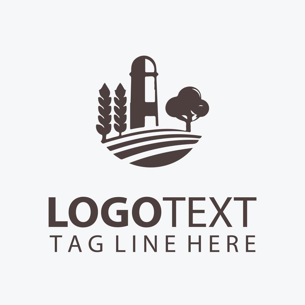 Willow Grove Farm Field Logo vector