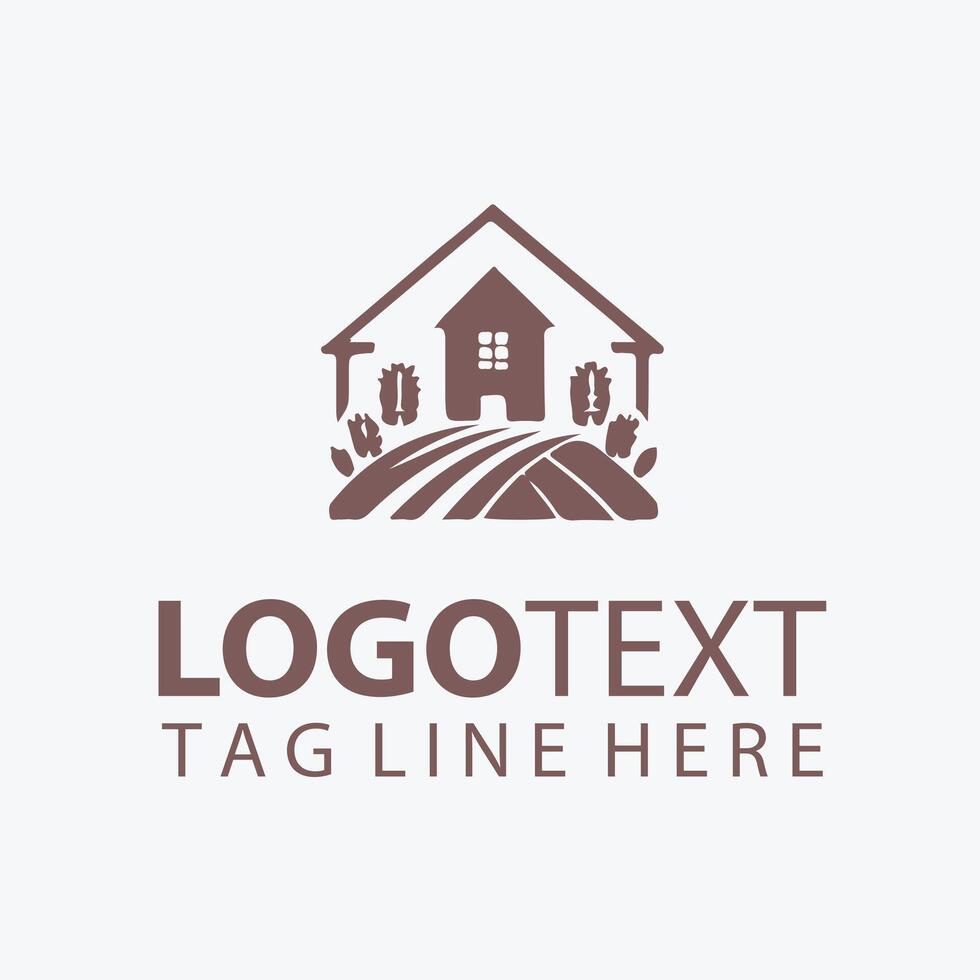 Sunset Ridge Farm Field Logo vector