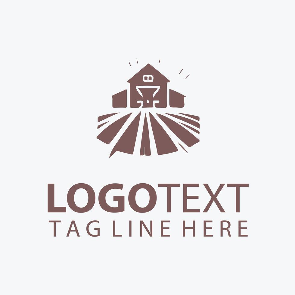 Meadow Ridge Farm Field Logo vector