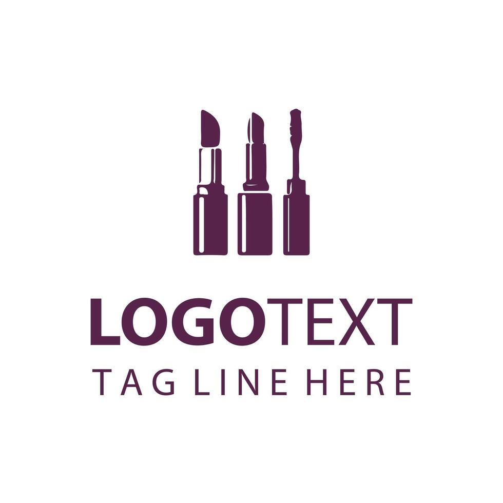 Glam Embrace makeup logo vector