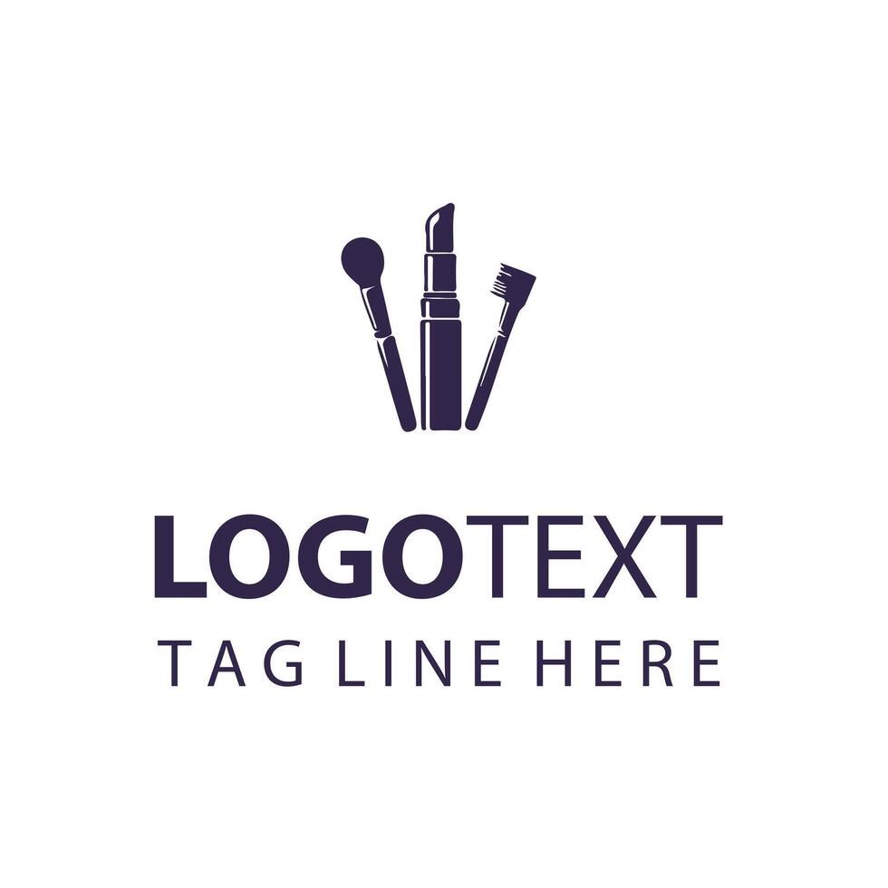 Posh Palette makeup logo vector