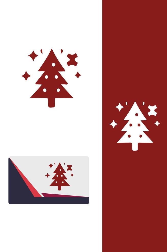 Christmas Radiance christmas lights logo vector
