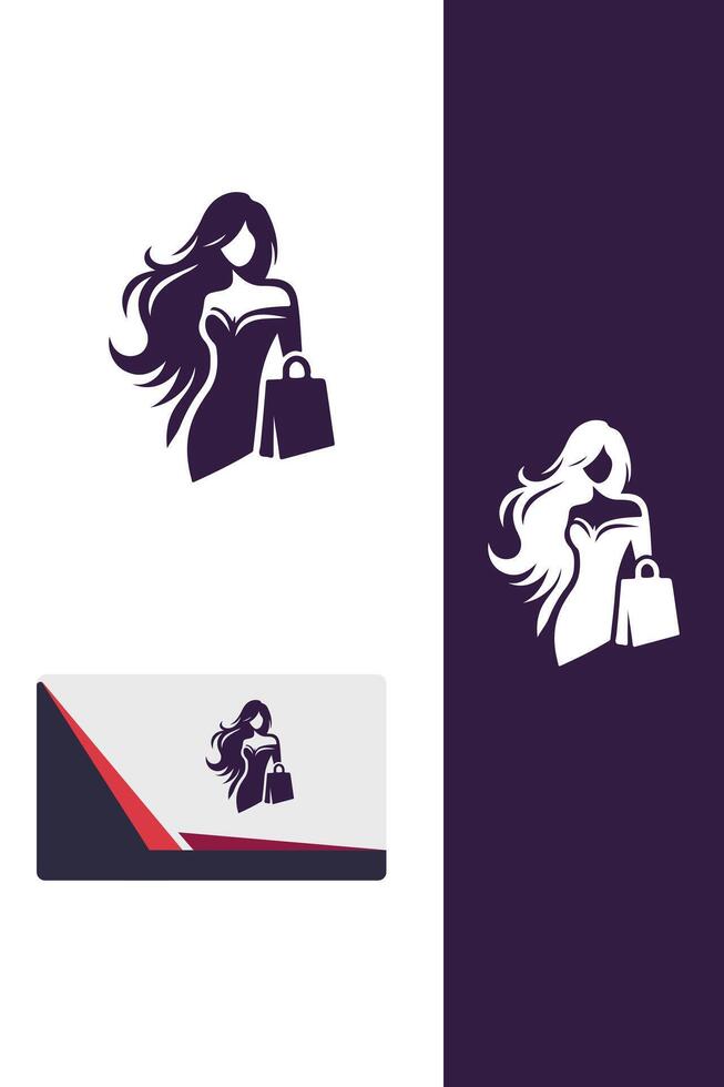 Snap Shopping Girl Logo vector