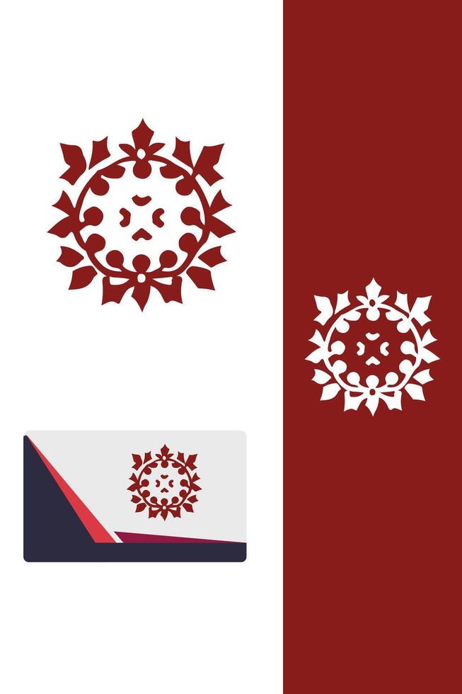 Luminous Nights christmas lights logo vector