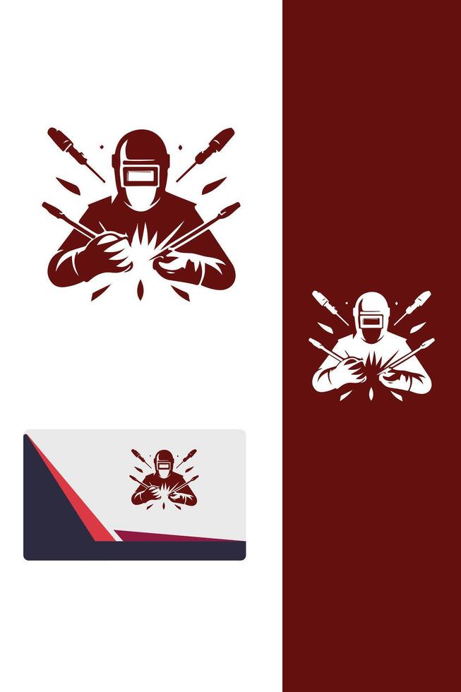 Iron Arc Welding Logo vector