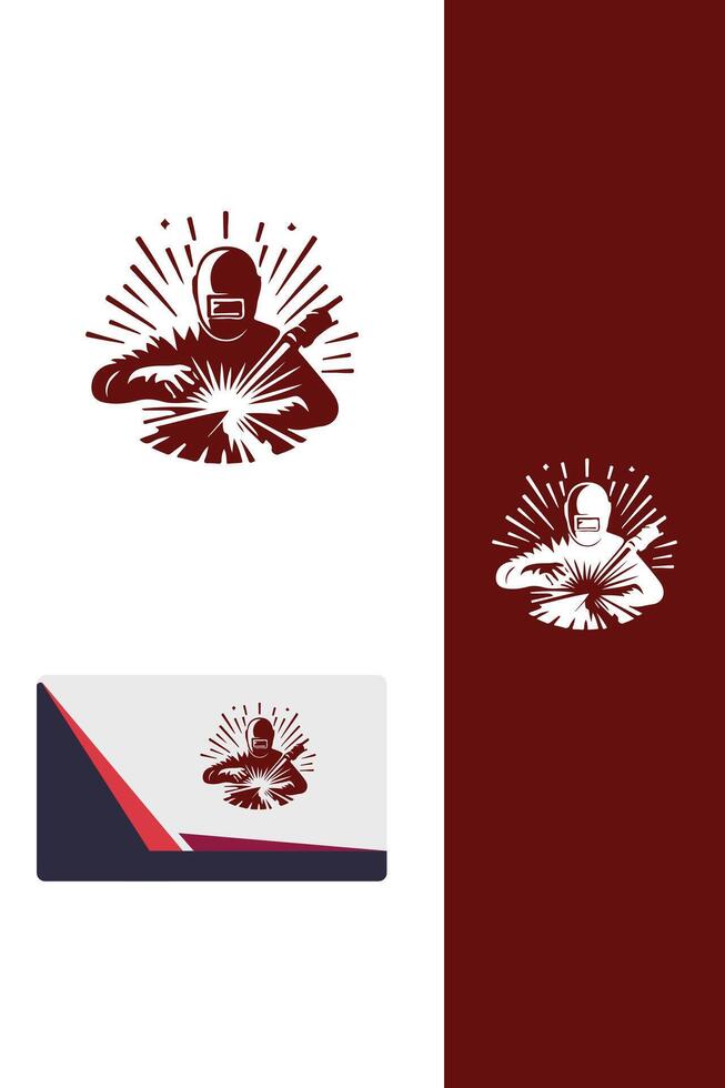 Fusion Forge Welding Logo Design vector