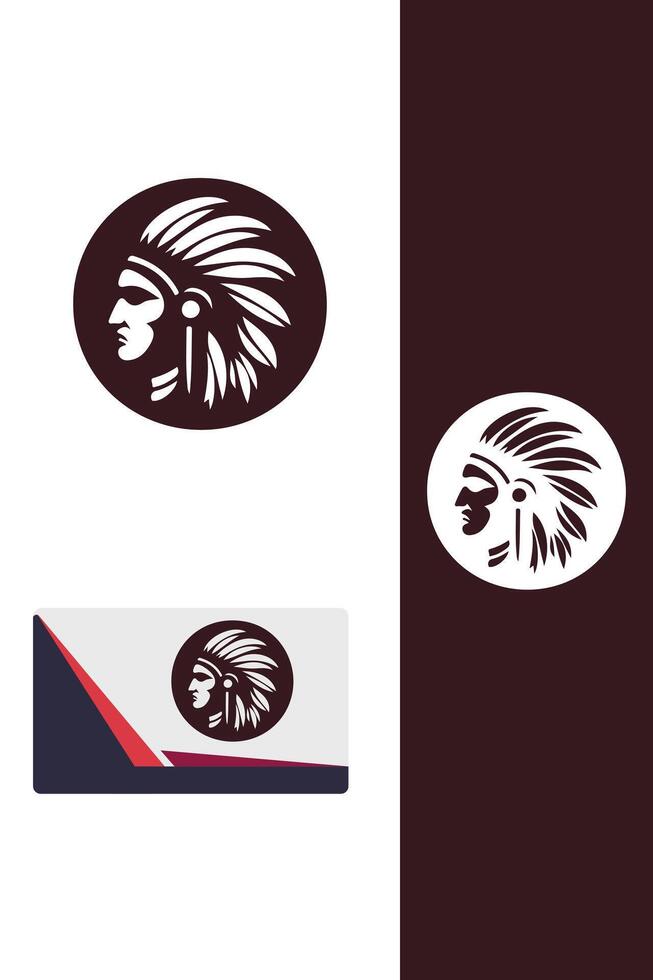 Rajasthan Rulers indean head logo vector