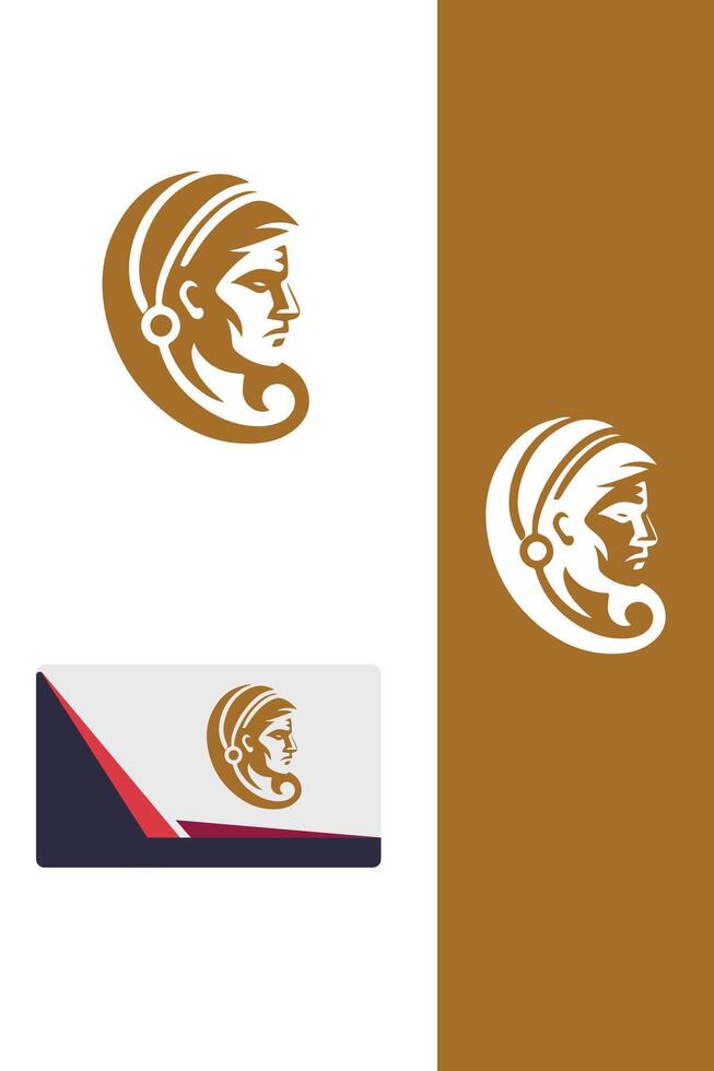 The Eternal Flame indean head logo vector