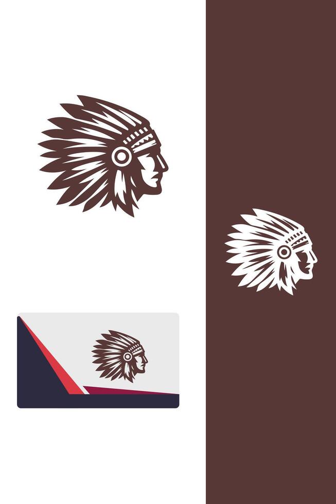 Royal Elephant indean head logo vector