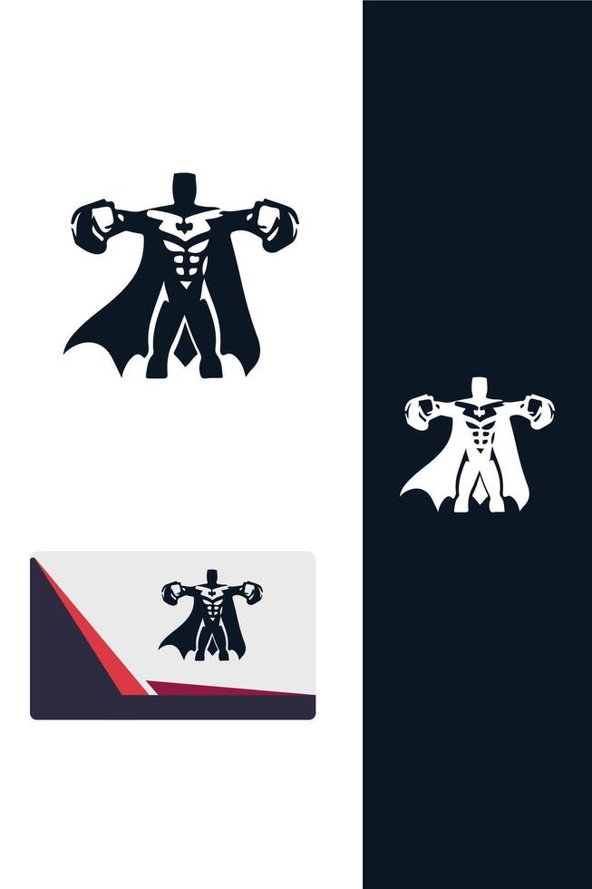 Arcane Hawk super hero logo vector