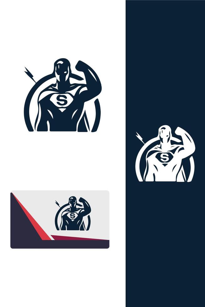 Omega Titan super hero logo vector
