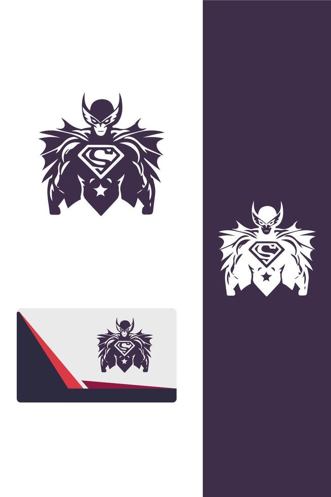 Iron Fury super hero logo vector
