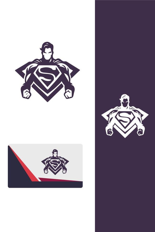 Shadow Blaze super hero logo vector