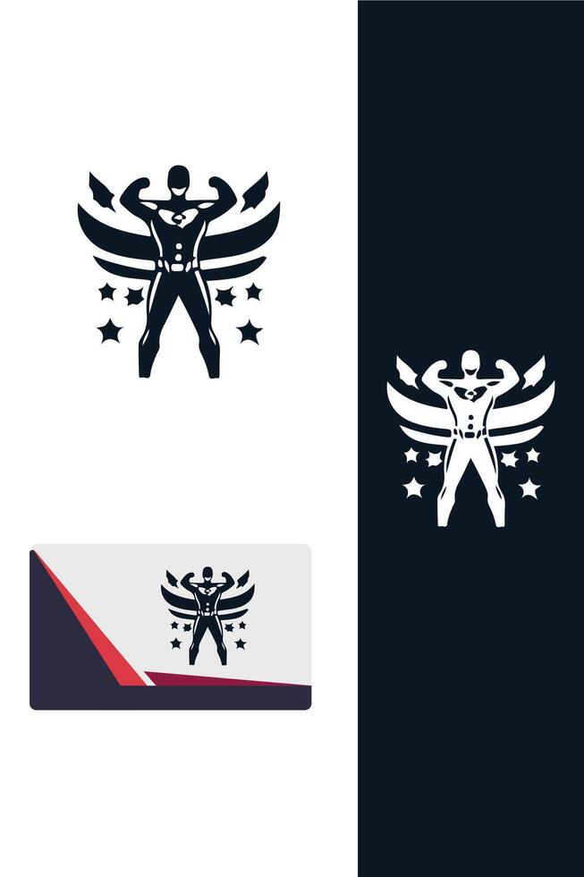 Shadow Blaze super hero logo vector