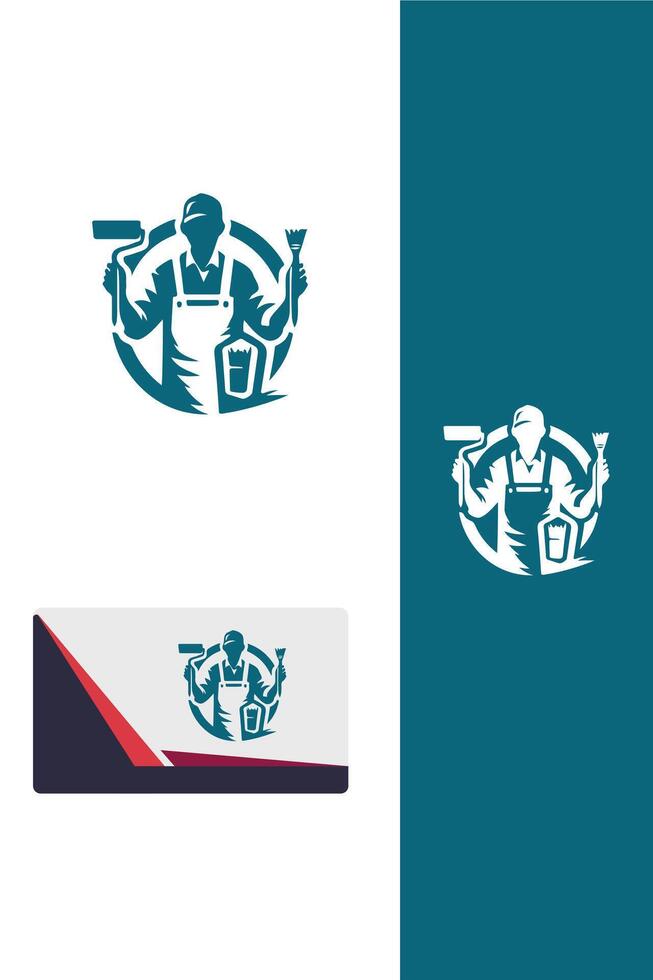 The Art Forge painter logo vector