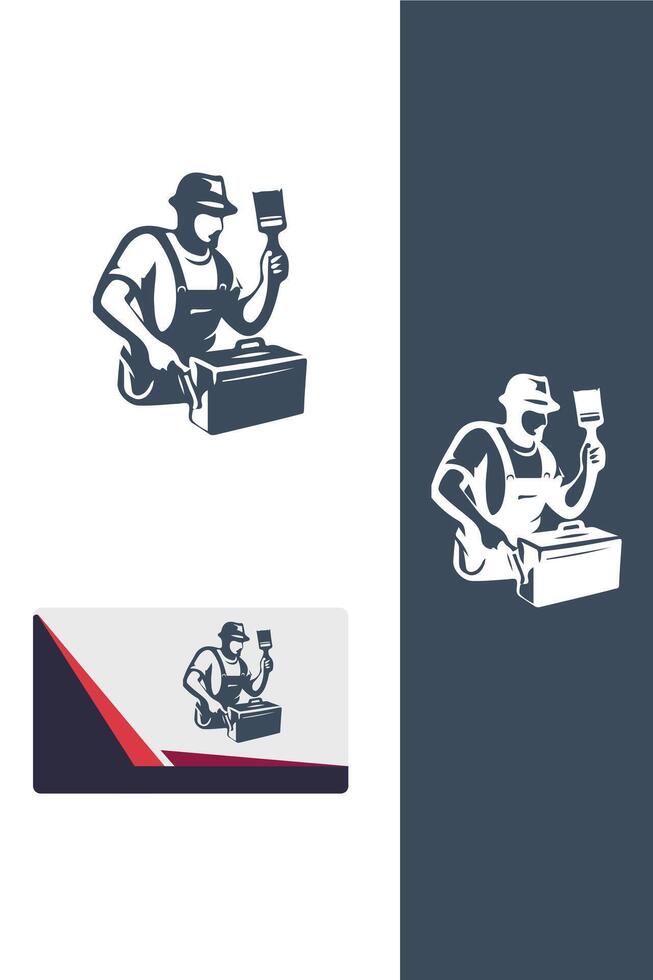 Timeless Palette painter logo vector