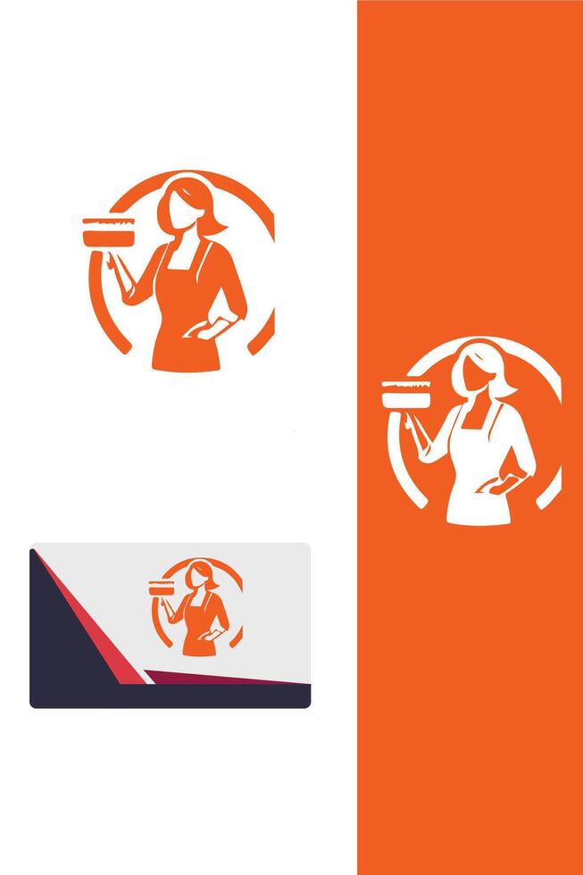 Abstract Whispers painter logo vector