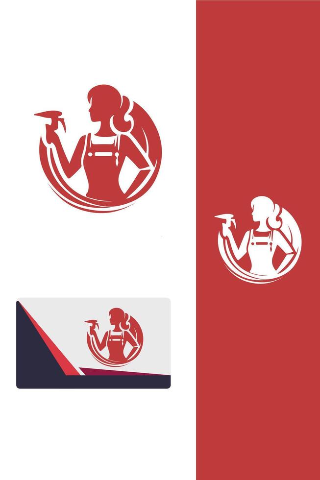 The Colorist Touch painter logo vector