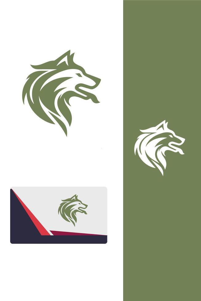 Winter Wolf logo vector