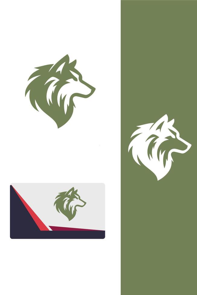 Winter Wolf logo vector