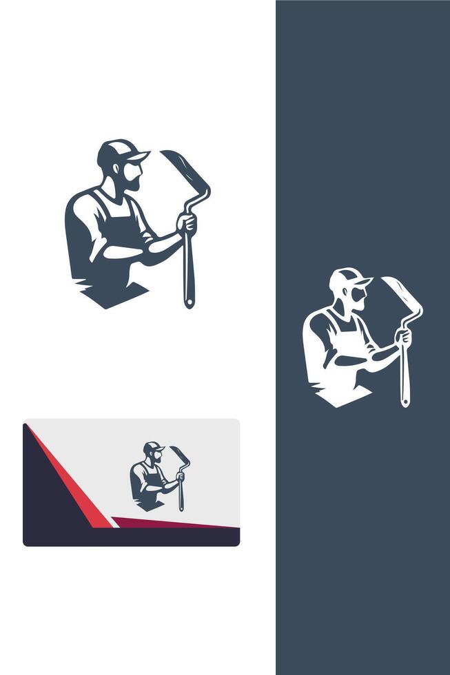 Brushwork Legacy painter logo vector